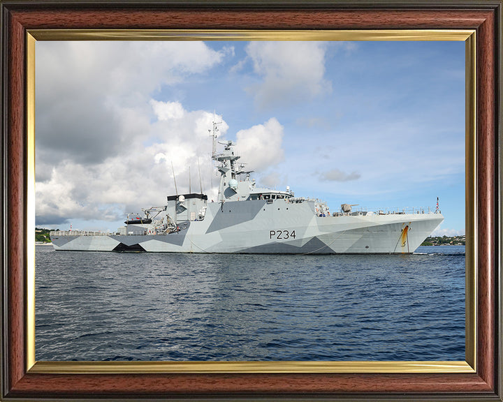 HMS Spey P234 Royal Navy River class offshore patrol vessel Photo Print or Framed Print - Hampshire Prints