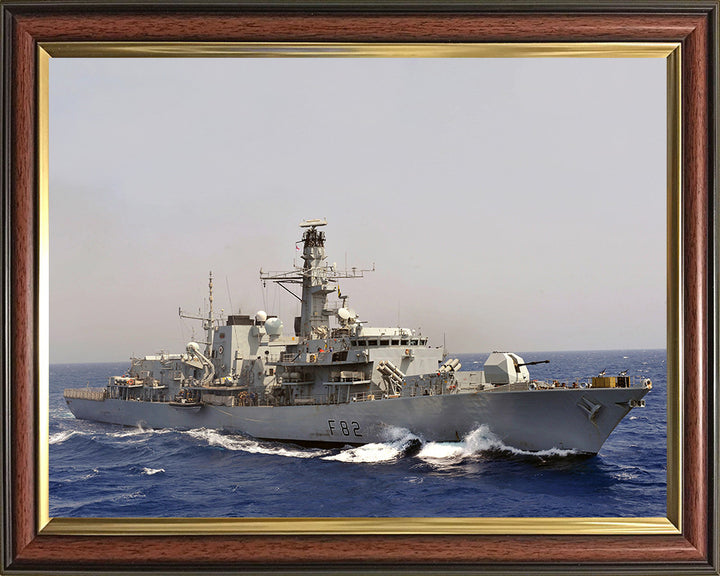 HMS Somerset F82 Royal Navy type 23 Frigate Photo Print or Framed Print - Hampshire Prints