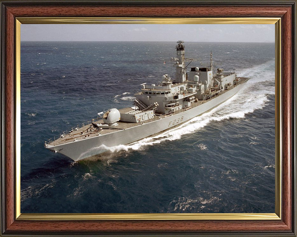 HMS Northumberland F238 Royal Navy Type 23 frigate Photo Print or Framed Photo Print - Hampshire Prints