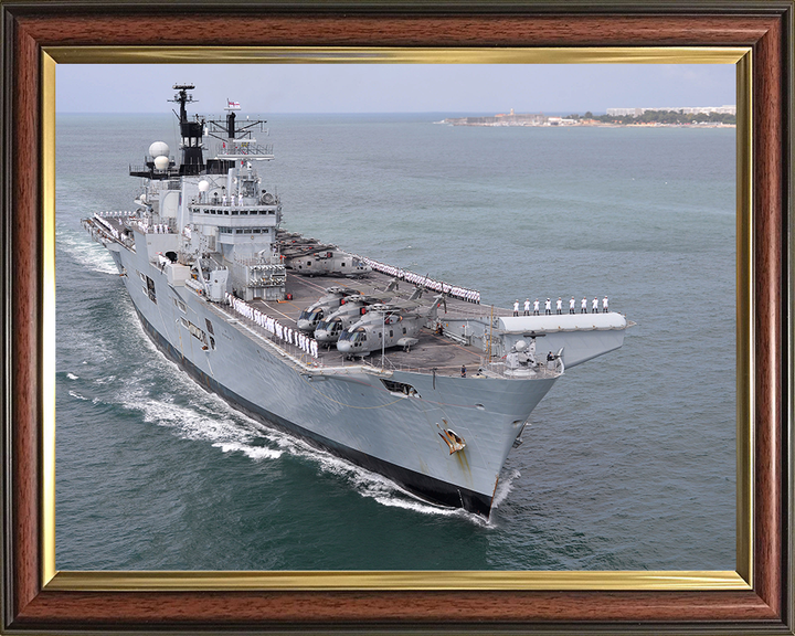 HMS Illustrious R06 Royal Navy Invincible class Aircraft Carrier Photo Print or Framed Print - Hampshire Prints