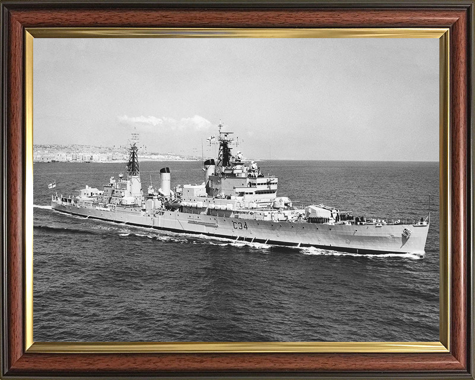 HMS Lion C34 | Photo Print | Framed Print | Poster | Tiger Class | Cruiser | Royal Navy - Hampshire Prints