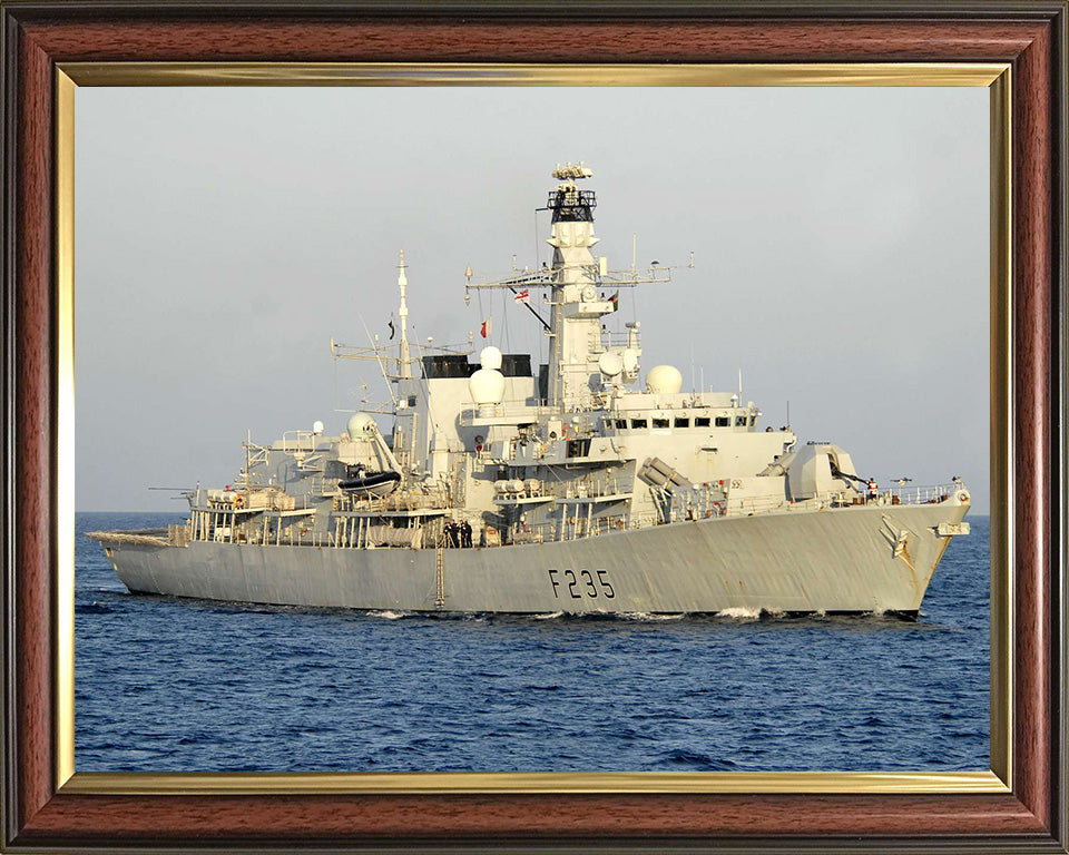 HMS Monmouth F235 Royal Navy type 23 Frigate Photo Print or Framed Print - Hampshire Prints