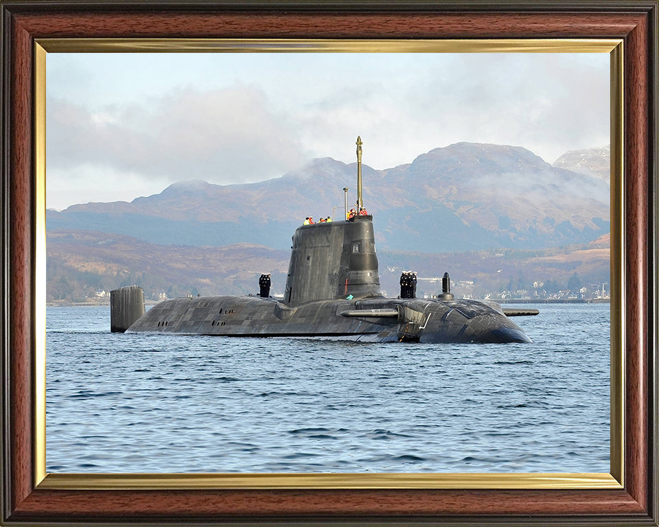 HMS Astute S119 Royal Navy Astute class Submarine Photo Print or Framed Print - Hampshire Prints