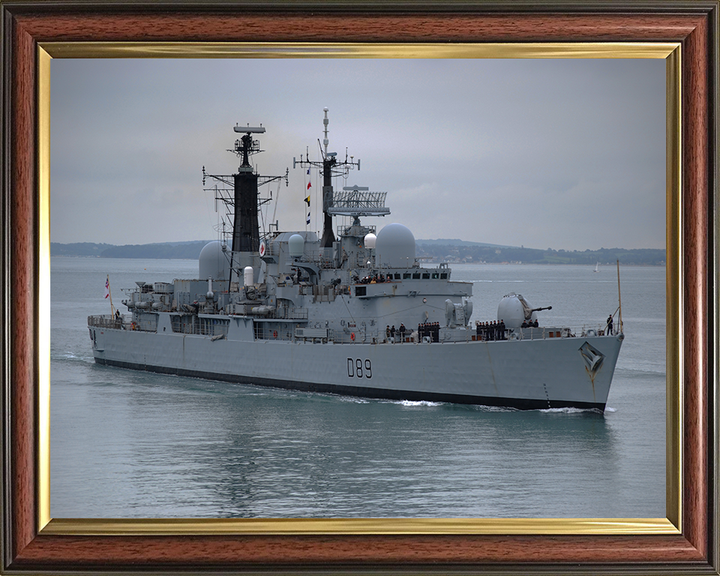 HMS Exeter D89 Royal Navy Type 42 Destroyer Photo Print or Framed Photo Print - Hampshire Prints