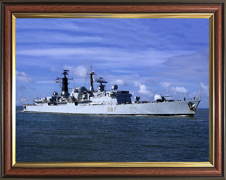 HMS Newcastle D87 Royal Navy Type 42 destroyer Photo Print or Framed Photo Print - Hampshire Prints