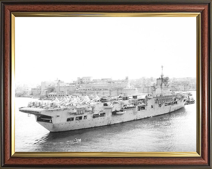 HMS Unicorn I72 Royal Navy aircraft repair ship Photo Print or Framed Print - Hampshire Prints