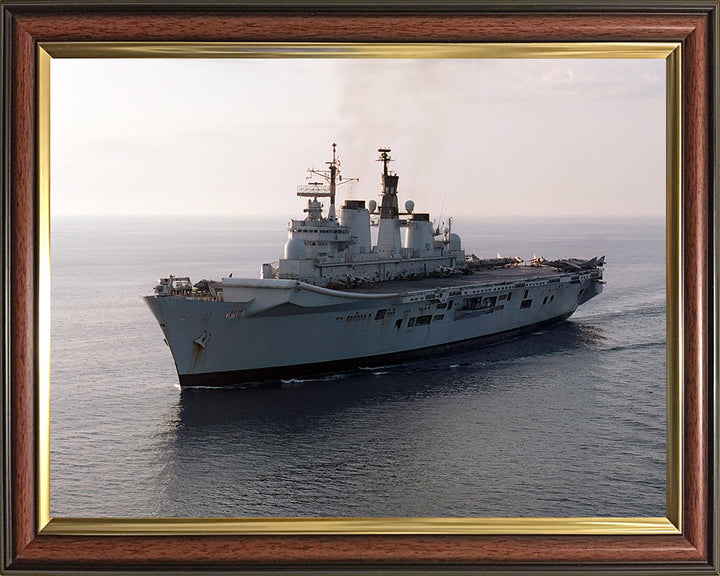 HMS Illustrious R06 Royal Navy Invincible class Aircraft Carrier Photo Print or Framed Print - Hampshire Prints