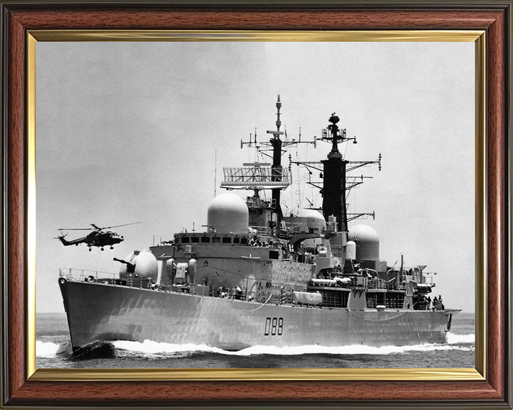 HMS Glasgow D88 Royal Navy Type 42 Destroyer Photo Print or Framed Print - Hampshire Prints