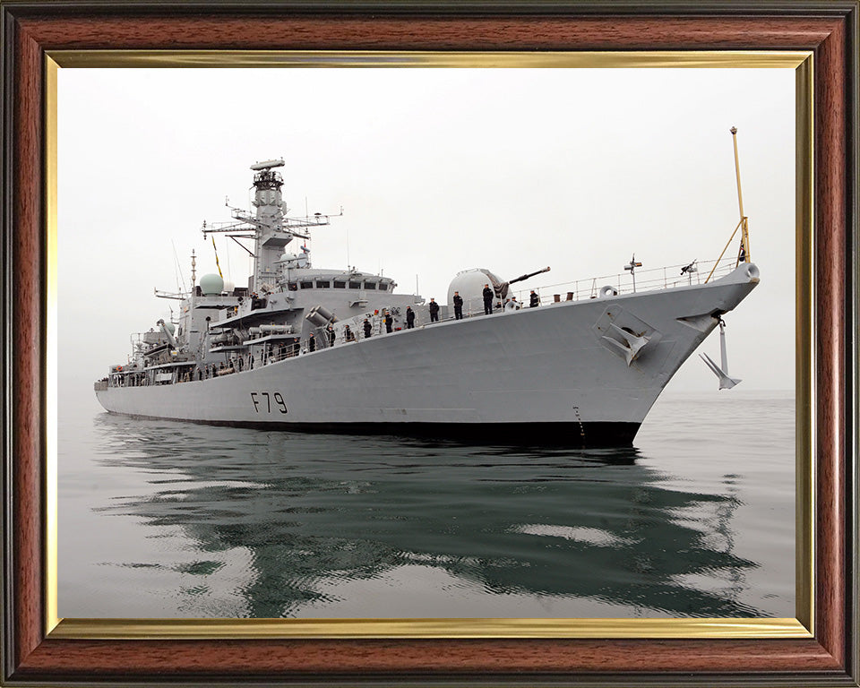 HMS Portland F79 Royal Navy Type 23 frigate Photo Print or Framed Print - Hampshire Prints