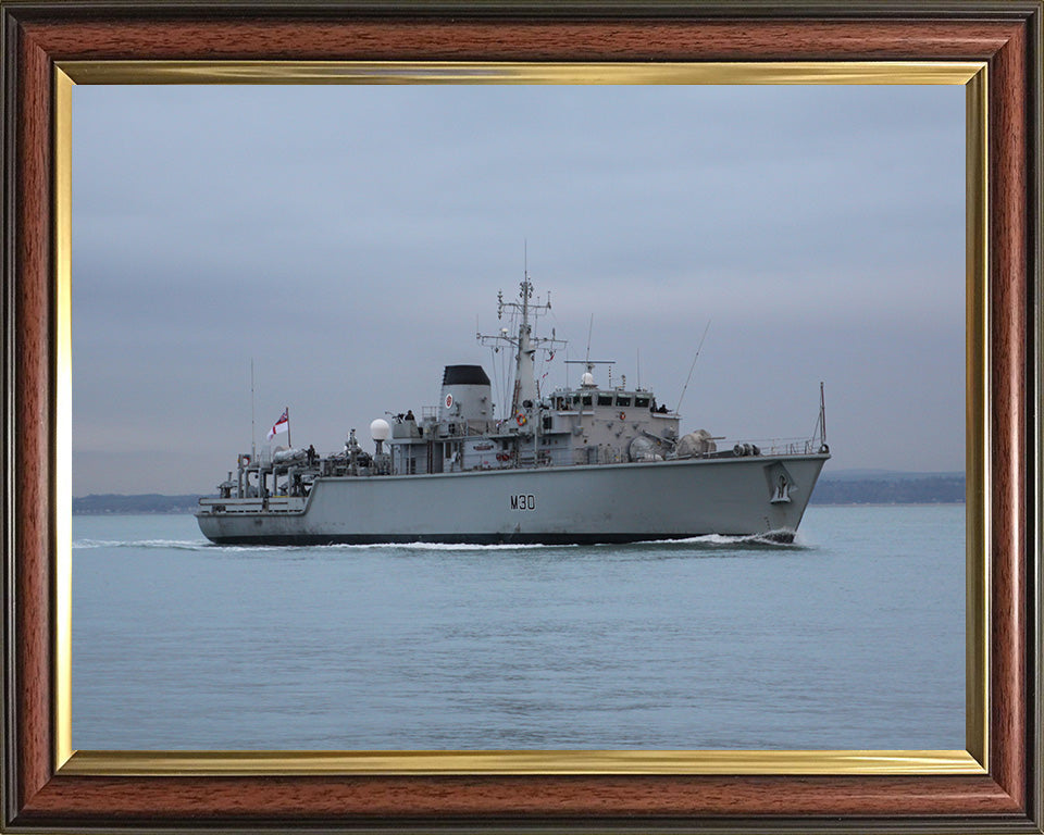 HMS Ledbury M30 Royal Navy Hunt class minehunter Photo Print or Framed Print - Hampshire Prints