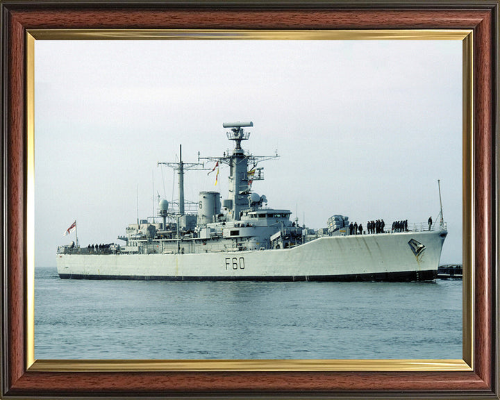 HMS Jupiter F60 Royal Navy Leander class frigate Photo Print or Framed Print - Hampshire Prints