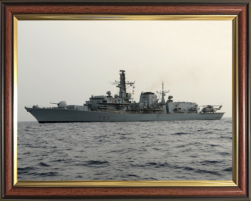 HMS St Albans F83 Royal Navy type 23 Frigate Photo Print or Framed Print - Hampshire Prints