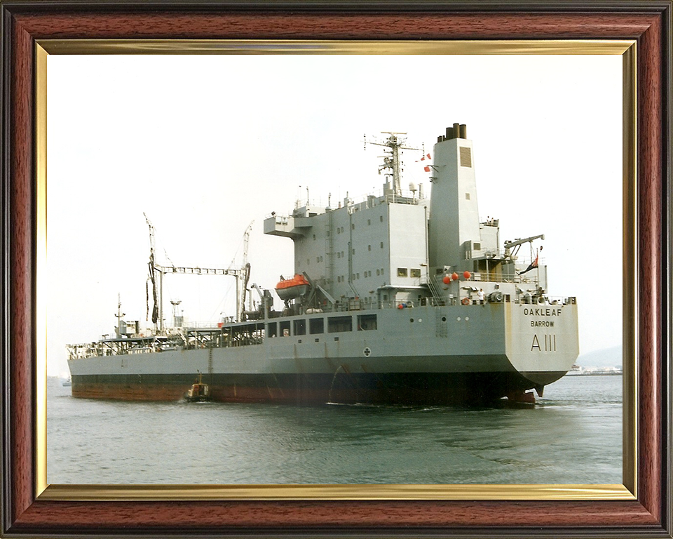 RFA Oakleaf A111 Royal Fleet Auxiliary Leaf class support tanker Photo Print or Framed Print - Hampshire Prints