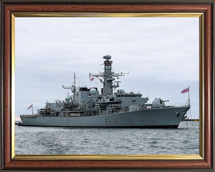 HMS Montrose F236 Royal Navy type 23 Frigate Photo Print or Framed Print - Hampshire Prints