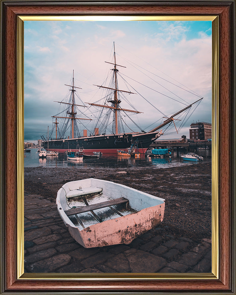 HMS Warrior 1860 | Photo Print | Framed Print | Poster | Steam-powered Armoured Frigate | Royal Navy - Hampshire Prints