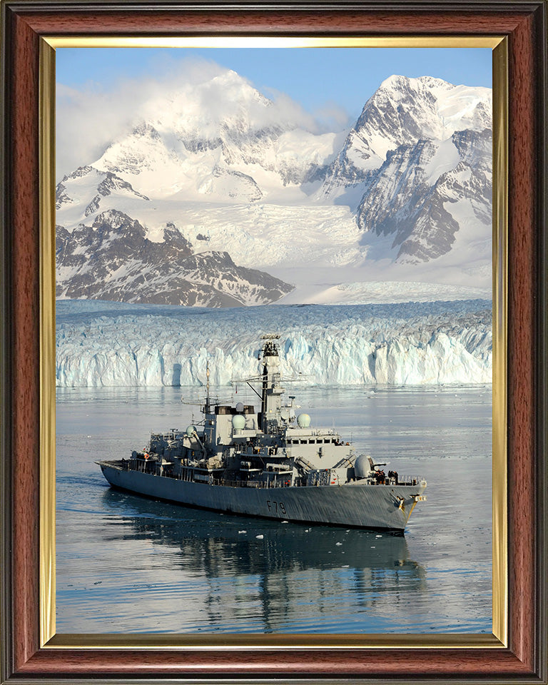 HMS Portland F79 Royal Navy Type 23 frigate Photo Print or Framed Print - Hampshire Prints