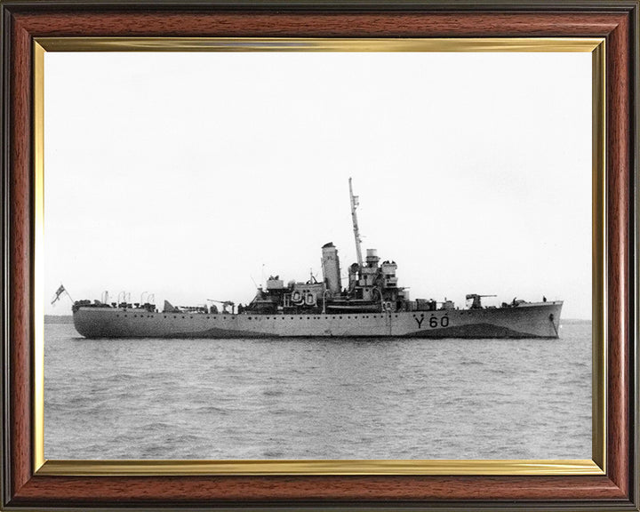 HMS Lulworth Y60 Royal Navy Banff class sloop Photo Print or Framed Print - Hampshire Prints