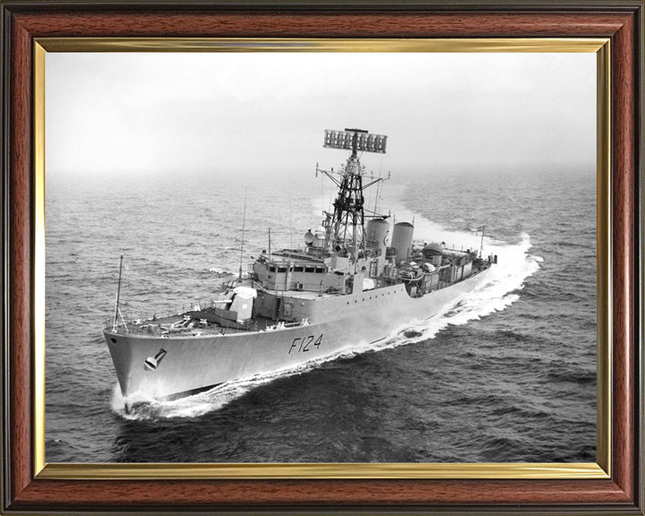 HMS Zulu F124 Royal Navy Tribal class frigate Warship Photo Print or Framed Print - Hampshire Prints