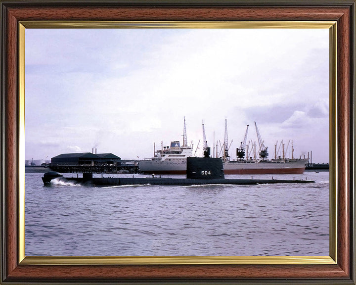 HMS Grampus S04 Submarine | Photo Print | Framed Print | Porpoise class | Royal Navy - Hampshire Prints