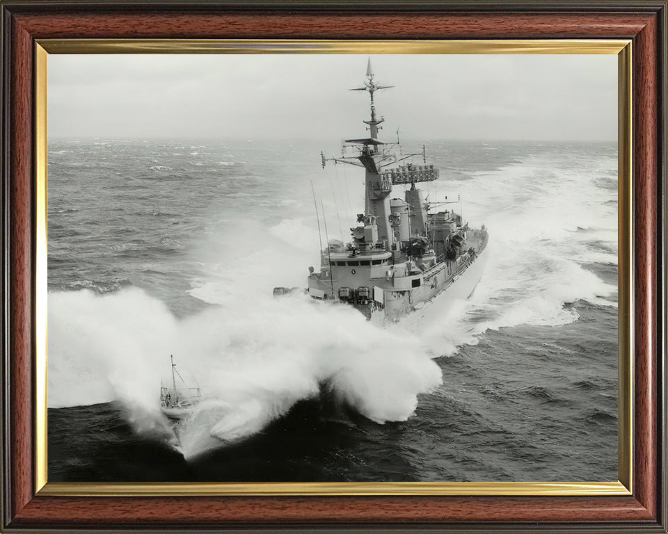 HMS Leander F109 Royal Navy Leander Class Frigate Photo Print or Framed Print - Hampshire Prints