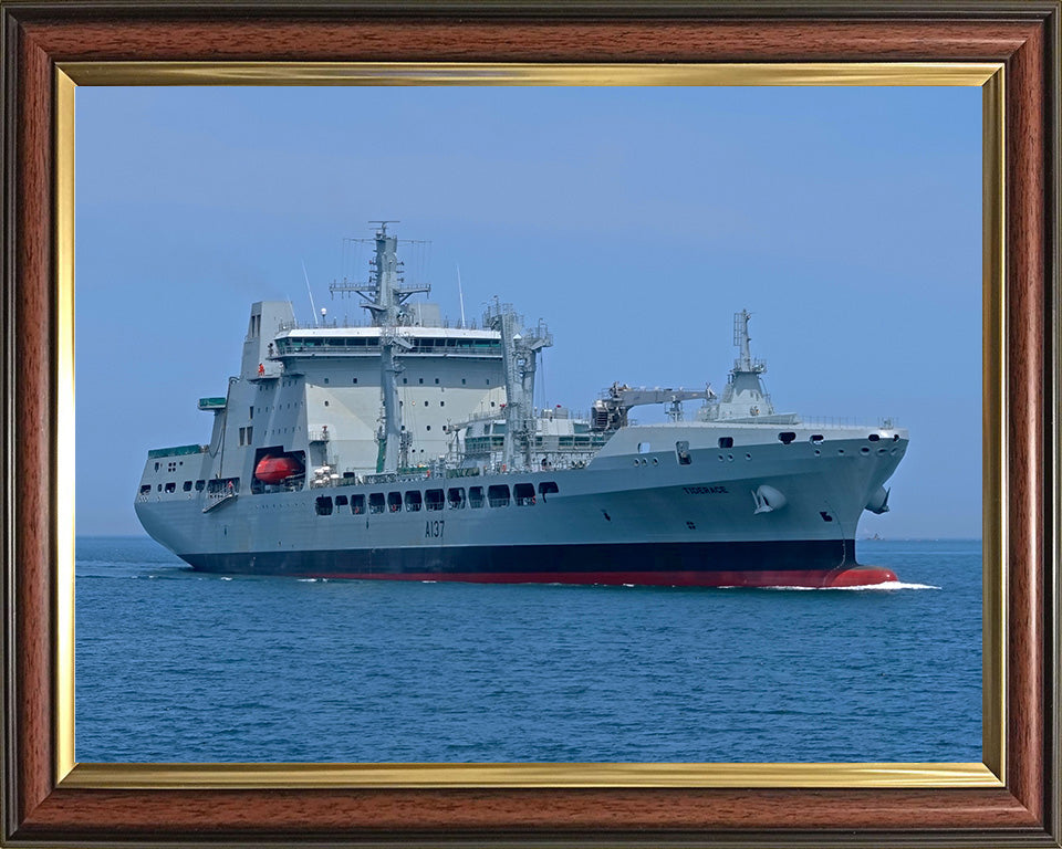 RFA Tiderace A137 Royal Fleet Auxiliary Tide class replenishment tanker Photo Print or Framed Print - Hampshire Prints