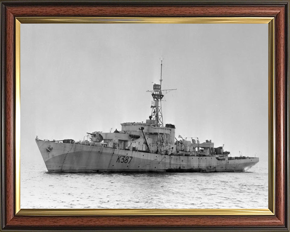 HMS Berkeley Castle K387 Royal Navy Castle class corvette Photo Print or Framed Print - Hampshire Prints