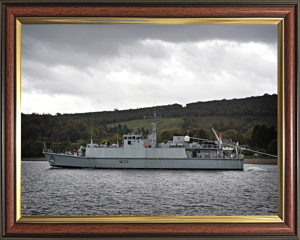 HMS Walney M104 Royal Navy Sandown class minehunter Photo Print or Framed Print - Hampshire Prints