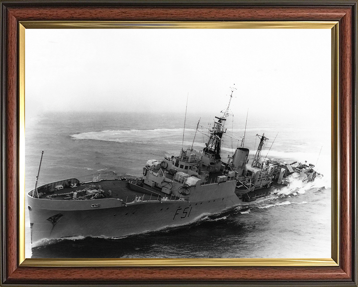 HMS Grafton F51 | Photo Print | Framed Print | Blackwood Class | Frigate | Royal Navy - Hampshire Prints