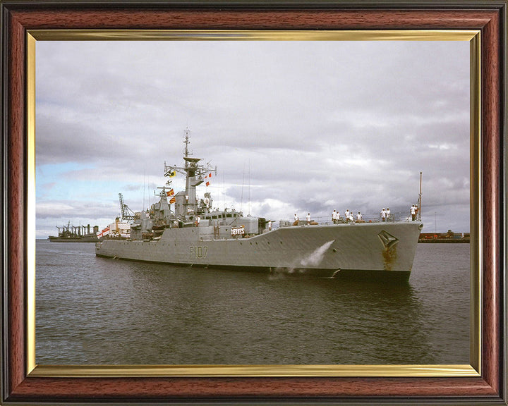 HMS Rothesay F107 Royal Navy Rothesay Class Frigate Photo Print or Framed Print - Hampshire Prints