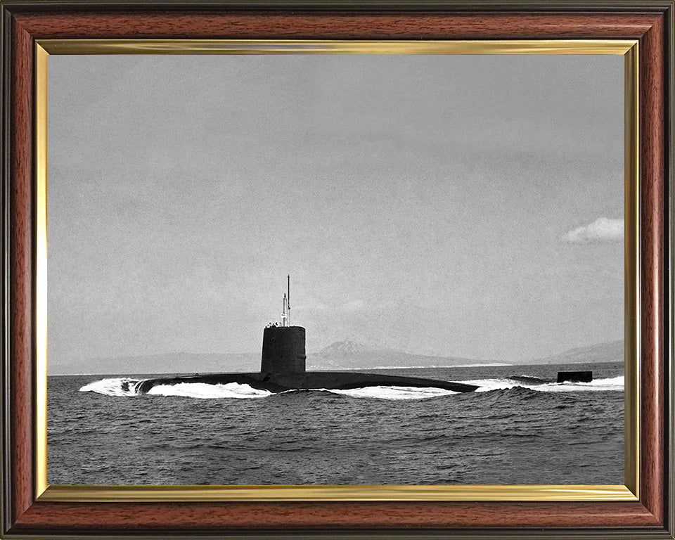 HMS Conqueror S48 Royal Navy Churchill class Submarine Photo Print or Framed Print - Hampshire Prints