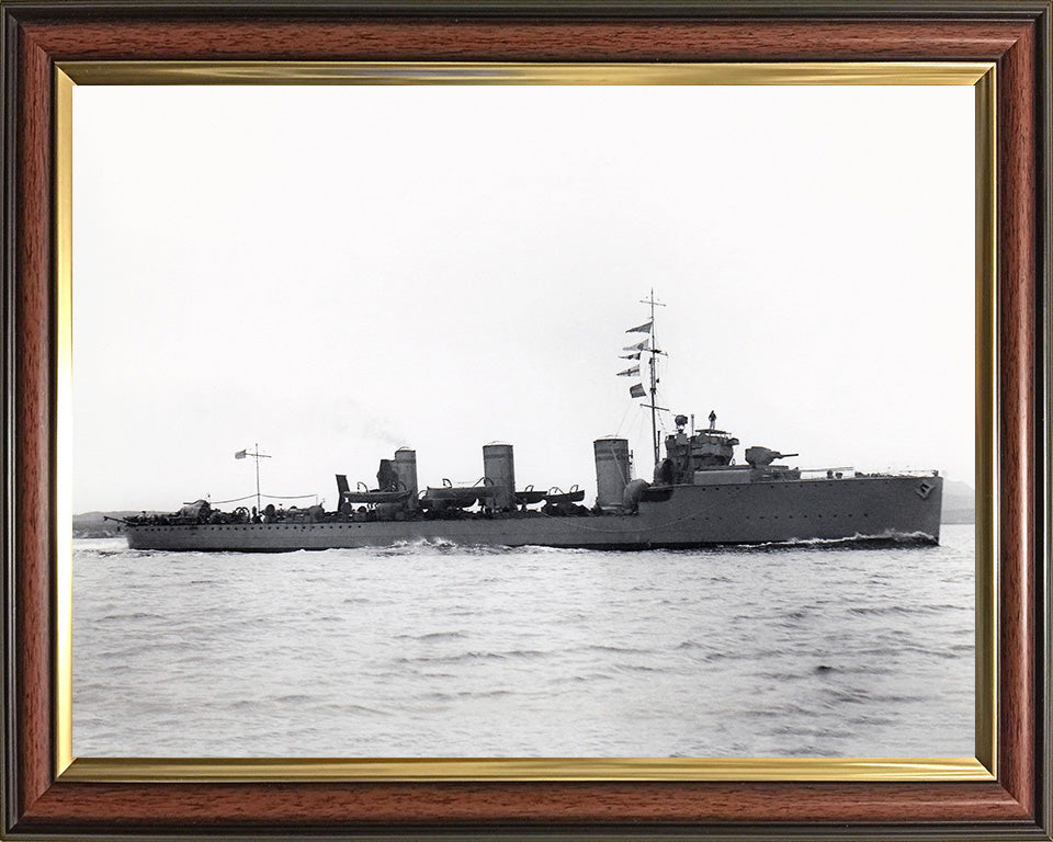 HMS Scourge 1910 Royal Navy Beagle class destroyer Photo Print or Framed Print - Hampshire Prints