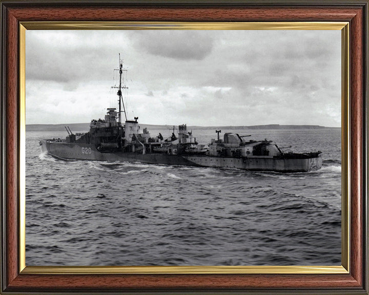 HMS Savage G20 (D27) Royal Navy S class destroyer Photo Print or Framed Print - Hampshire Prints