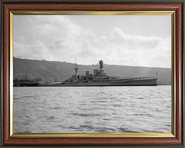 HMS Repulse (1916) Royal Navy Renown class battlecruiser Photo Print or Framed Print - Hampshire Prints