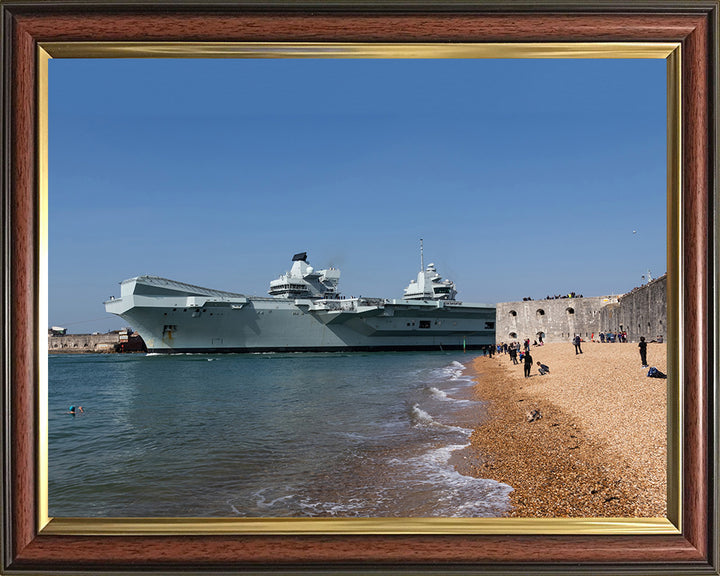 HMS Queen Elizabeth R08 | Photo Print | Framed Print | Queen Elizabeth Class | Aircraft Carrier | Royal Navy - Hampshire Prints