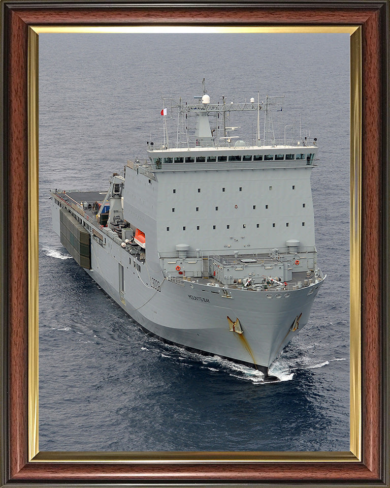 RFA Mounts Bay L3008 Royal Fleet Auxiliary Bay class auxiliary dock landing ship Photo Print or Framed Print - Hampshire Prints