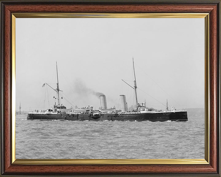 HMS Magicienne 1890 Royal Navy Medea class Cruiser Photo Print or Framed Print - Hampshire Prints