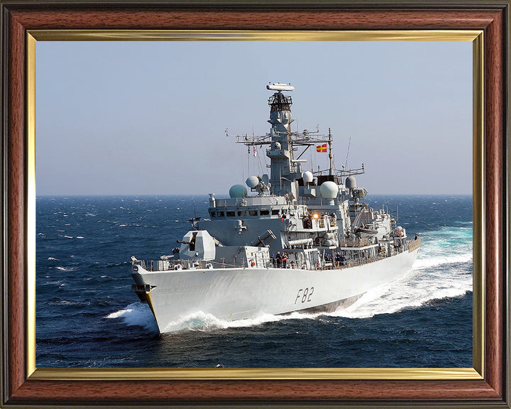 HMS Somerset F82 Royal Navy Type 23 frigate Photo Print or Framed Photo Print - Hampshire Prints