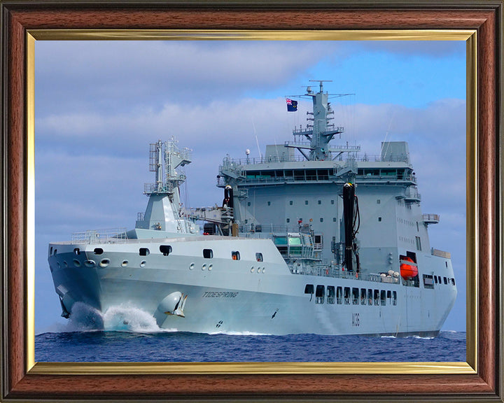 RFA Tidespring A136 Royal Fleet Auxiliary Tide class replenishment tanker Photo Print or Framed Print - Hampshire Prints