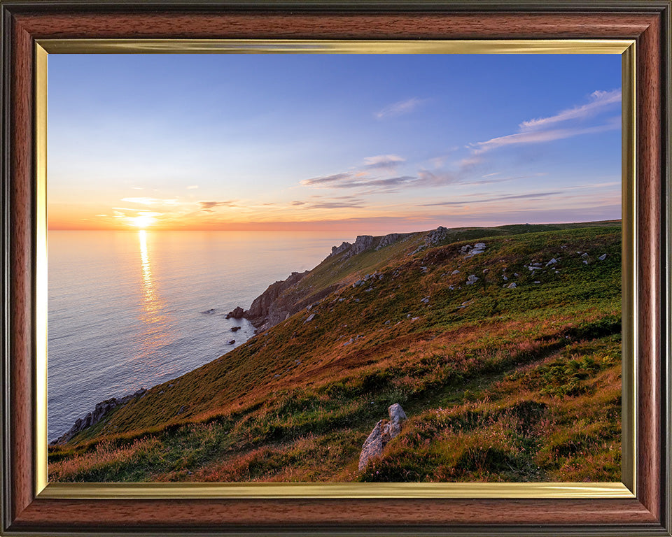 Lundy Island Devon at sunset Photo Print - Canvas - Framed Photo Print - Hampshire Prints