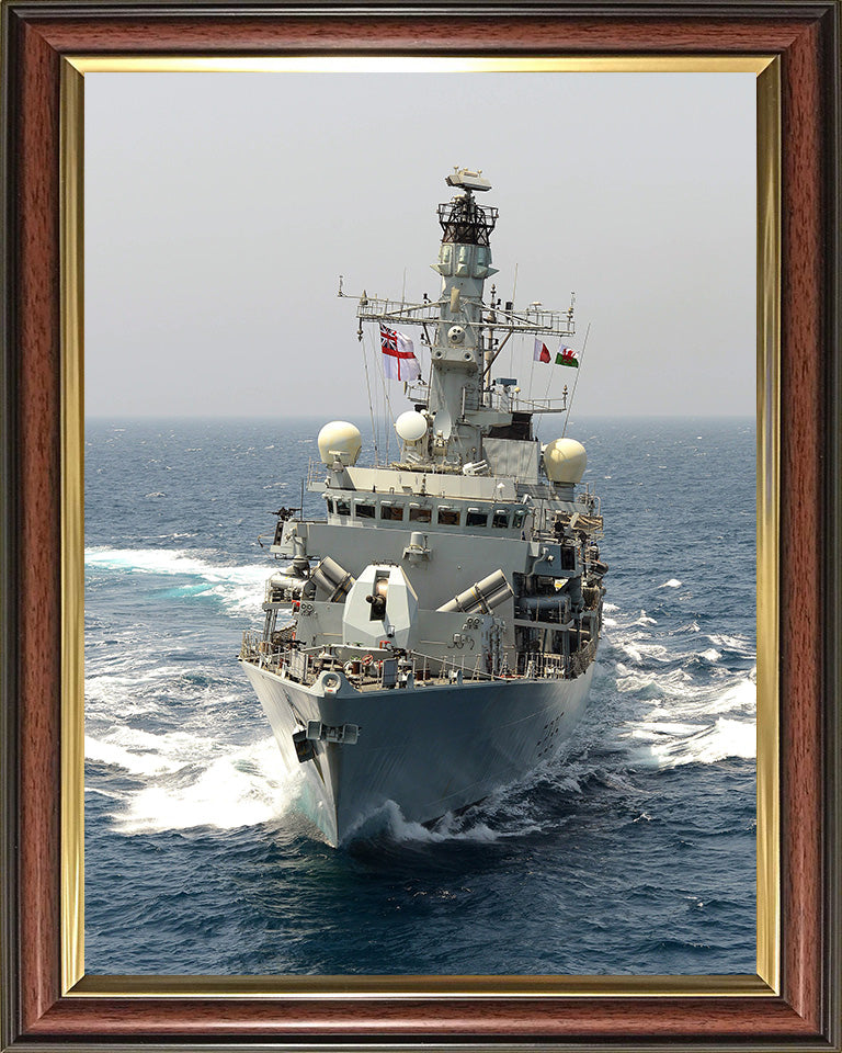 HMS Monmouth F235 Royal Navy type 23 Frigate Photo Print or Framed Print - Hampshire Prints