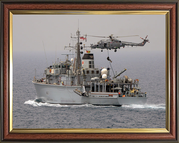 HMS Quorn M41 Royal Navy Hunt class mine countermeasures vessel Photo Print or Framed Print - Hampshire Prints