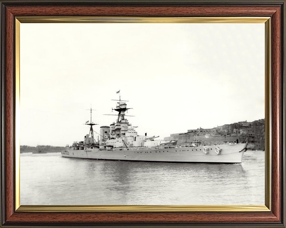 HMS Hood (51) Royal Navy Admiral class battlecruiser Photo Print or Framed Print - Hampshire Prints