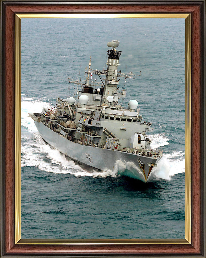 HMS Sutherland F81 Royal Navy type 23 Frigate Photo Print or Framed Print - Hampshire Prints