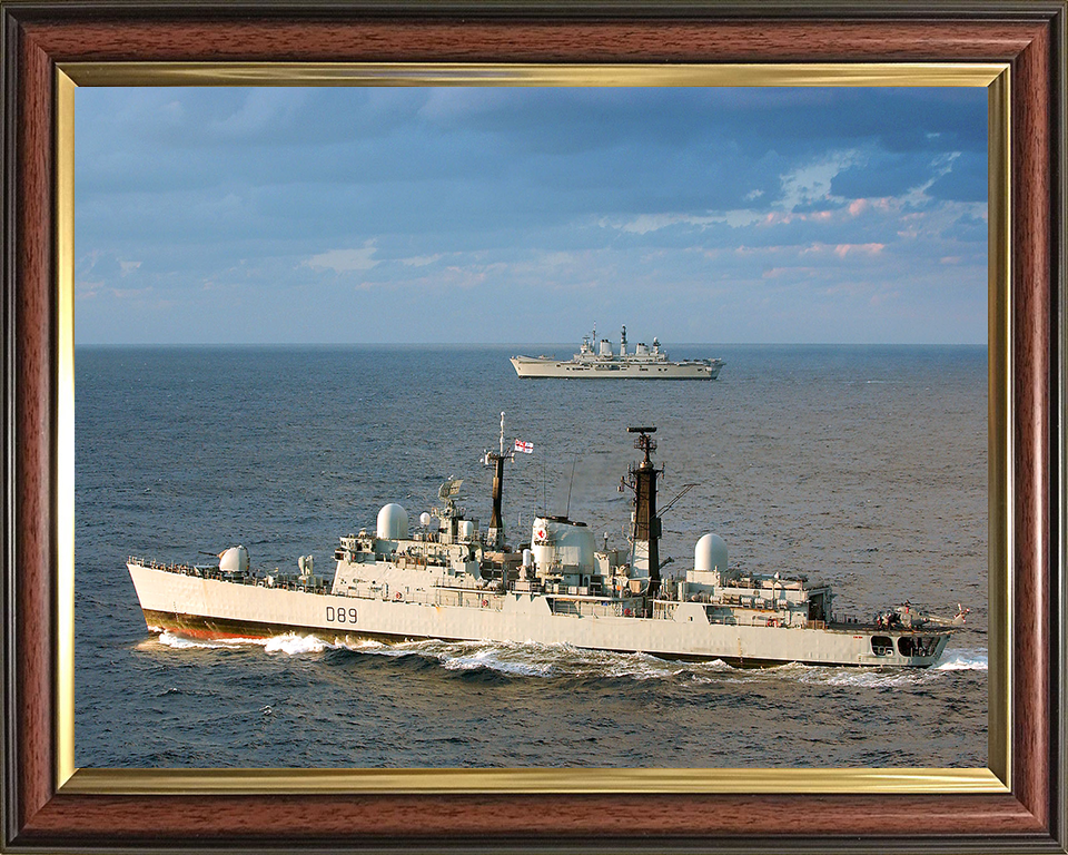 HMS Exeter D89 Royal Navy Type 42 Destroyer Photo Print or Framed Photo Print - Hampshire Prints