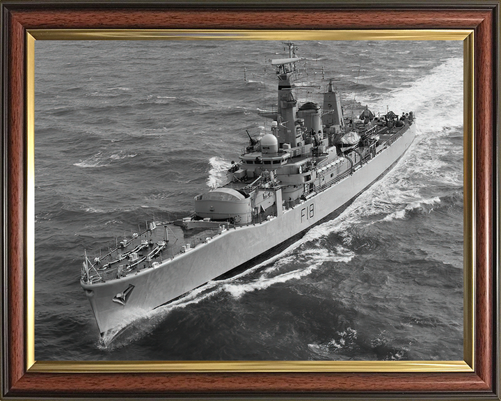 HMS Galatea F18 Royal Navy Leander Class Frigate Photo Print or Framed Print - Hampshire Prints