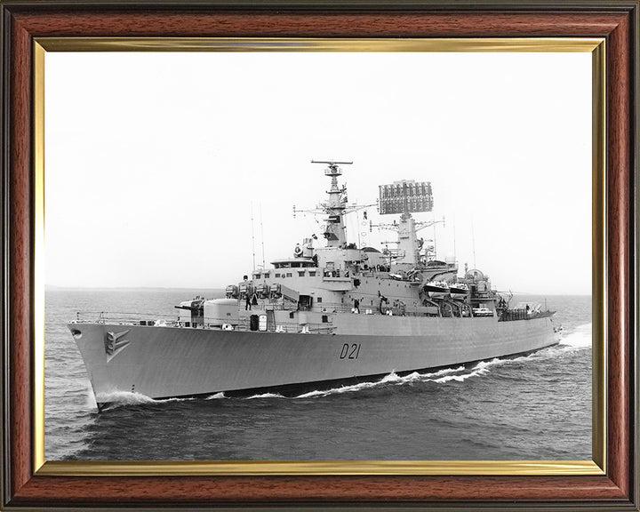 HMS Norfolk D21 Royal Navy County class destroyer Photo Print or Framed Photo Print - Hampshire Prints