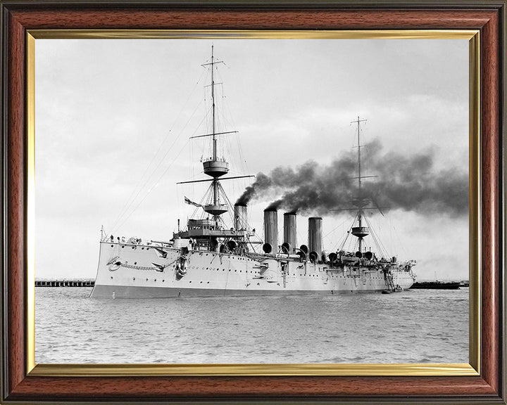 HMS Powerful (1895) Royal Navy Danae Powerful cruiser Photo Print or Framed Photo Print - Hampshire Prints