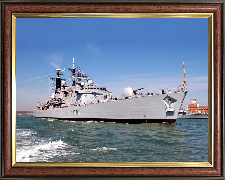 HMS Nottingham D91 Royal Navy Type 42 destroyer Photo Print or Framed Print - Hampshire Prints