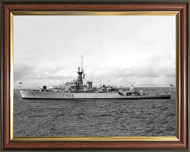 HMS Loch Insh F433 (K433) Royal Navy Loch class frigate Photo Print or Framed Print - Hampshire Prints