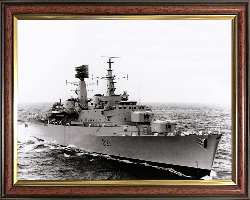 HMS Norfolk D21 Royal Navy County class destroyer Photo Print or Framed Photo Print - Hampshire Prints